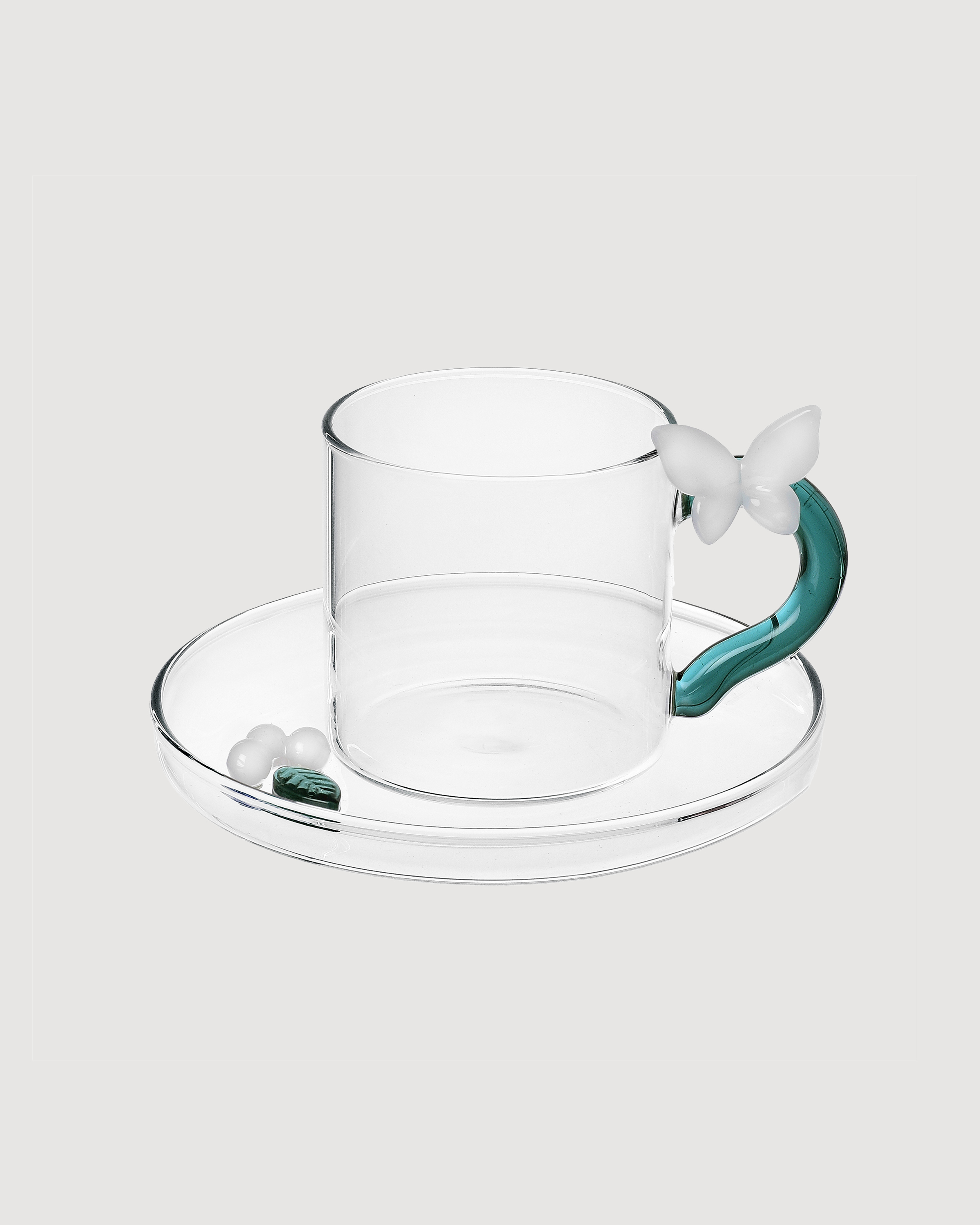 Flower coffee cup Butterfly